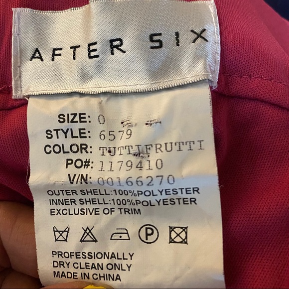 After Six Tutti Frutti Color Sleeveless Midi Dress - Picture 14 of 15